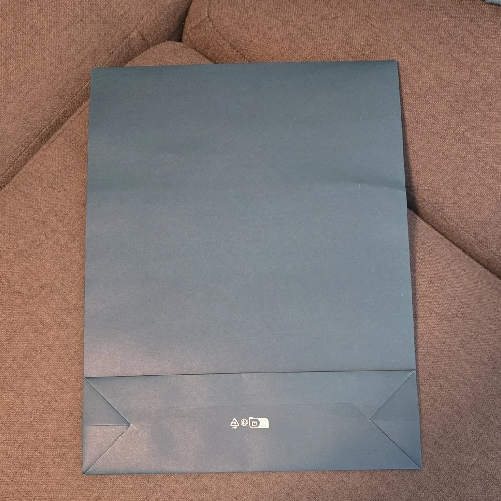 Sezane Blue Gift Bag with Ribbon